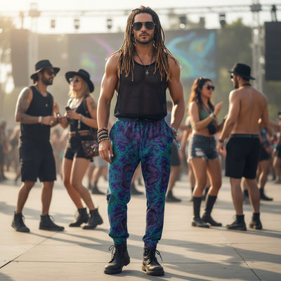 Joggers | Feathery Fractal