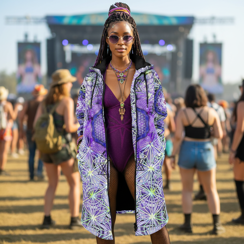 Angel Catcher Light Purple Women's Festival Cloak