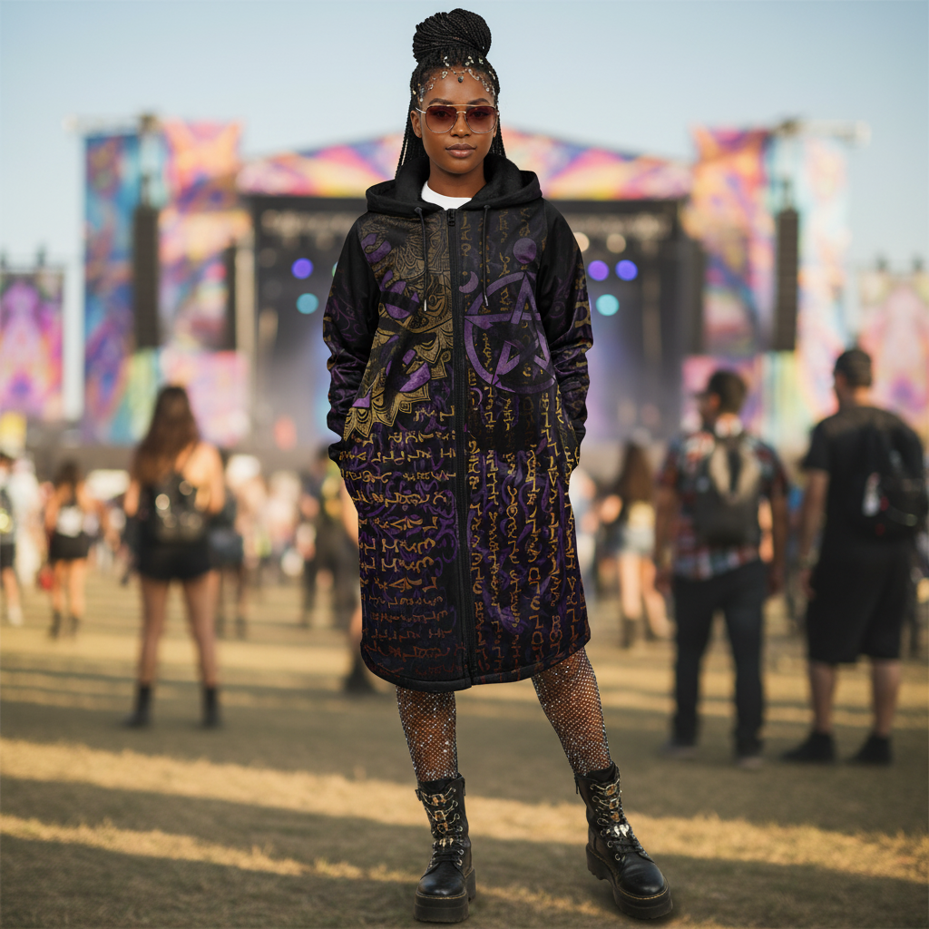 Enochian Vision Purple Women's Festival Cloak