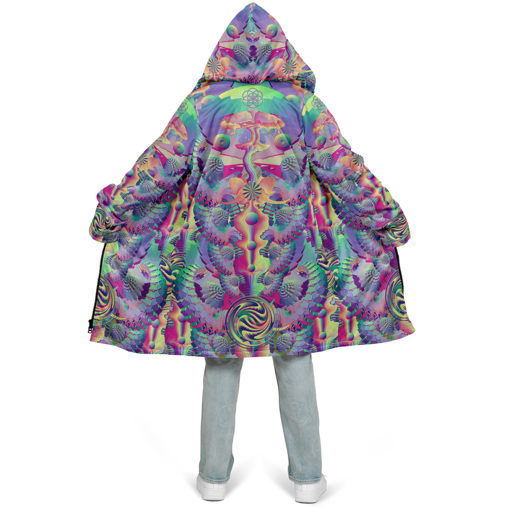 Cloak | Shroom Flower of Life Pastel Rainbow