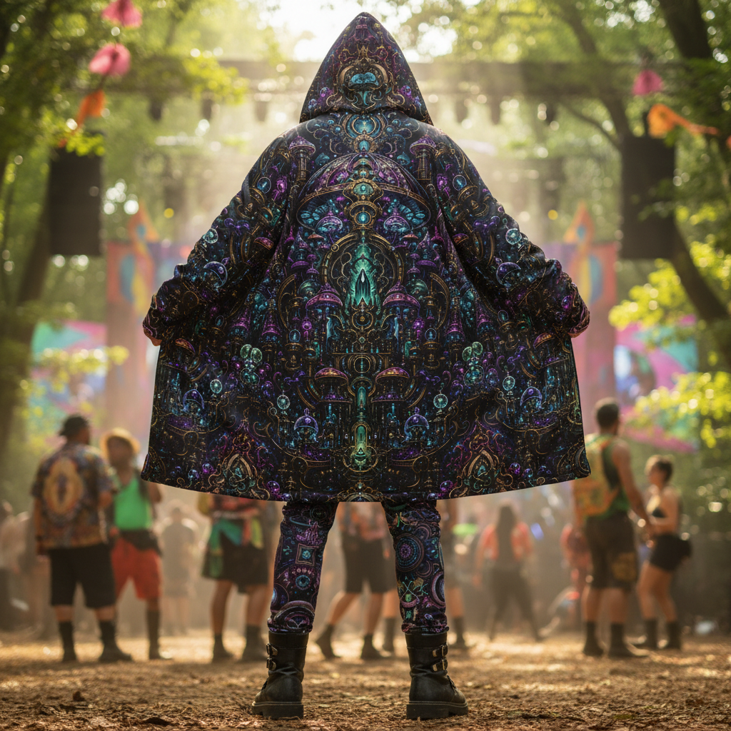 Crystal Shroom Kingdom Men’s Cloak