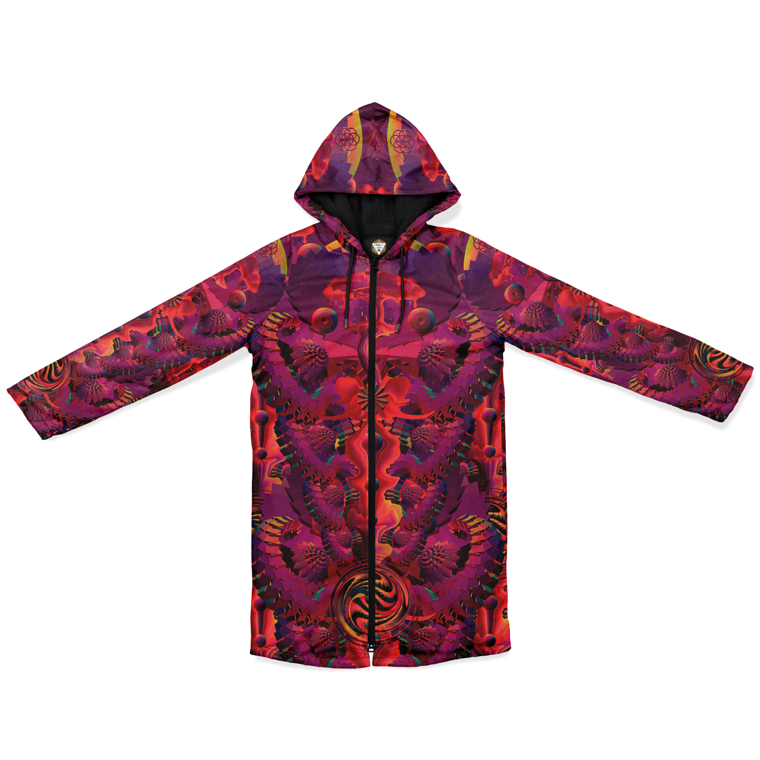 Cloak | Shroom Flower of Life Red