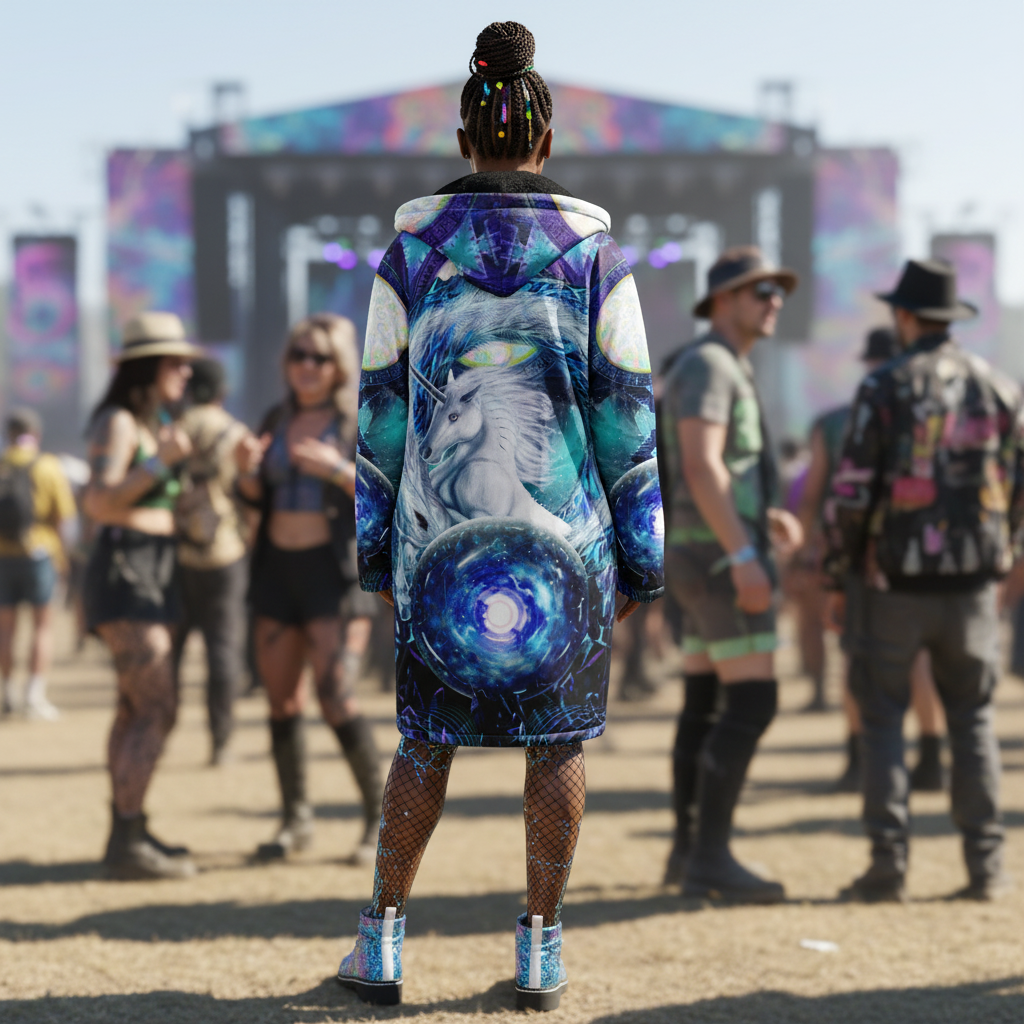 Blue Sorceress Women's Festival Cloak