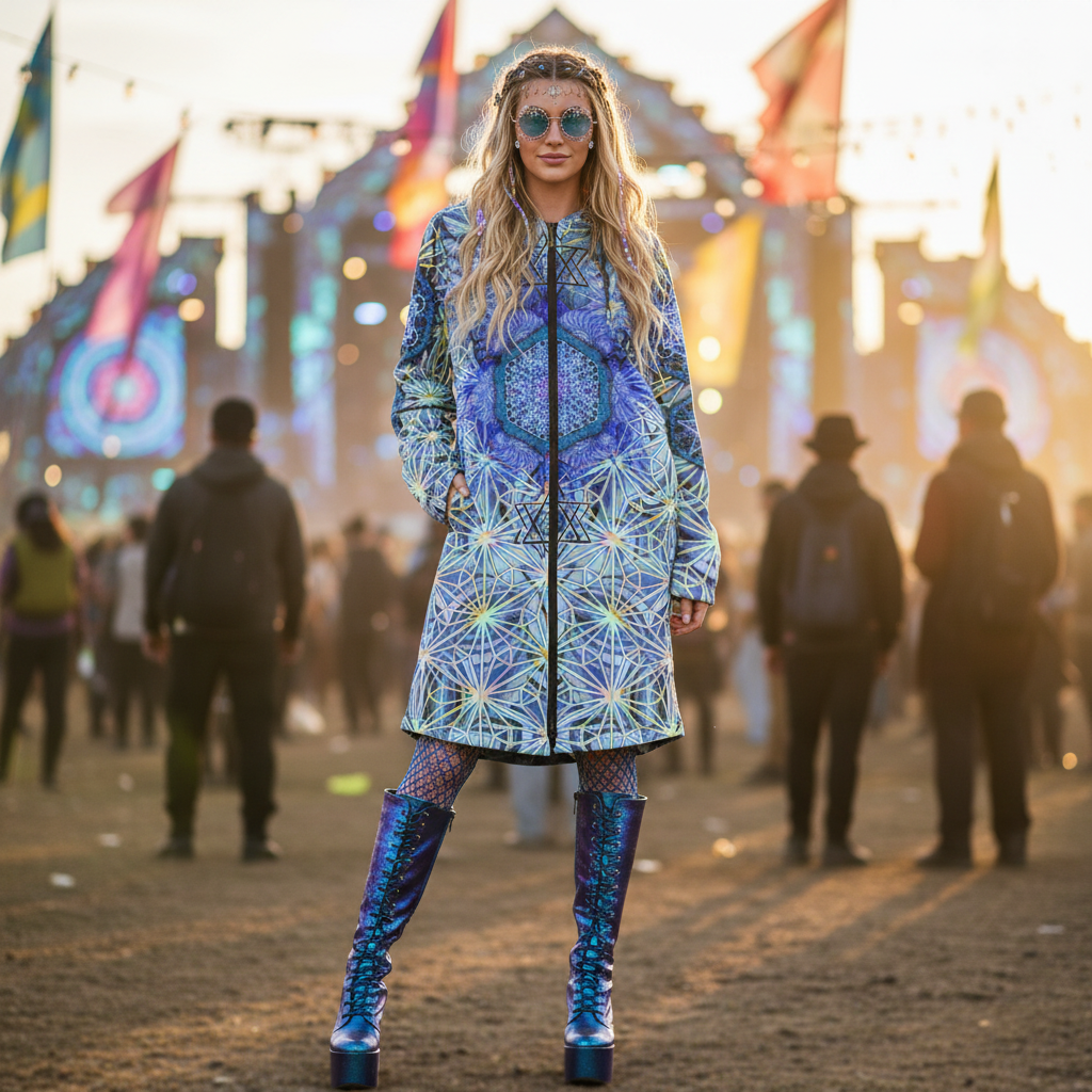 Angel Catcher Light Blue Festival Cloak