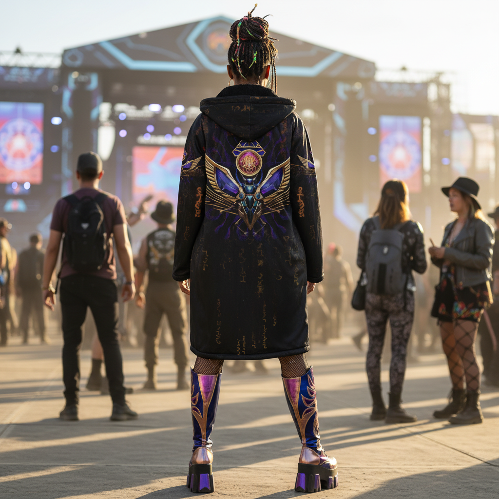 Golden Scarab Women's Festival Cloak