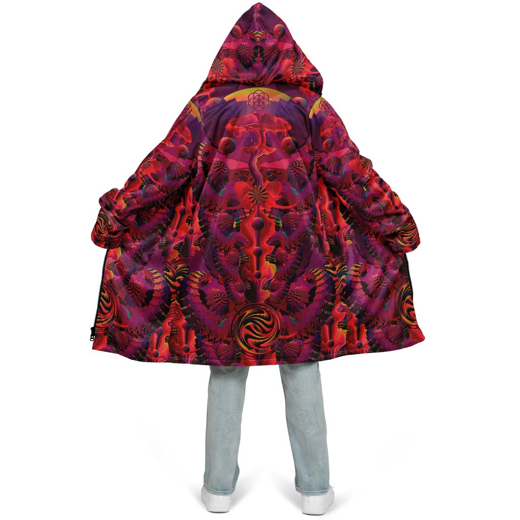 Cloak | Shroom Flower of Life Red