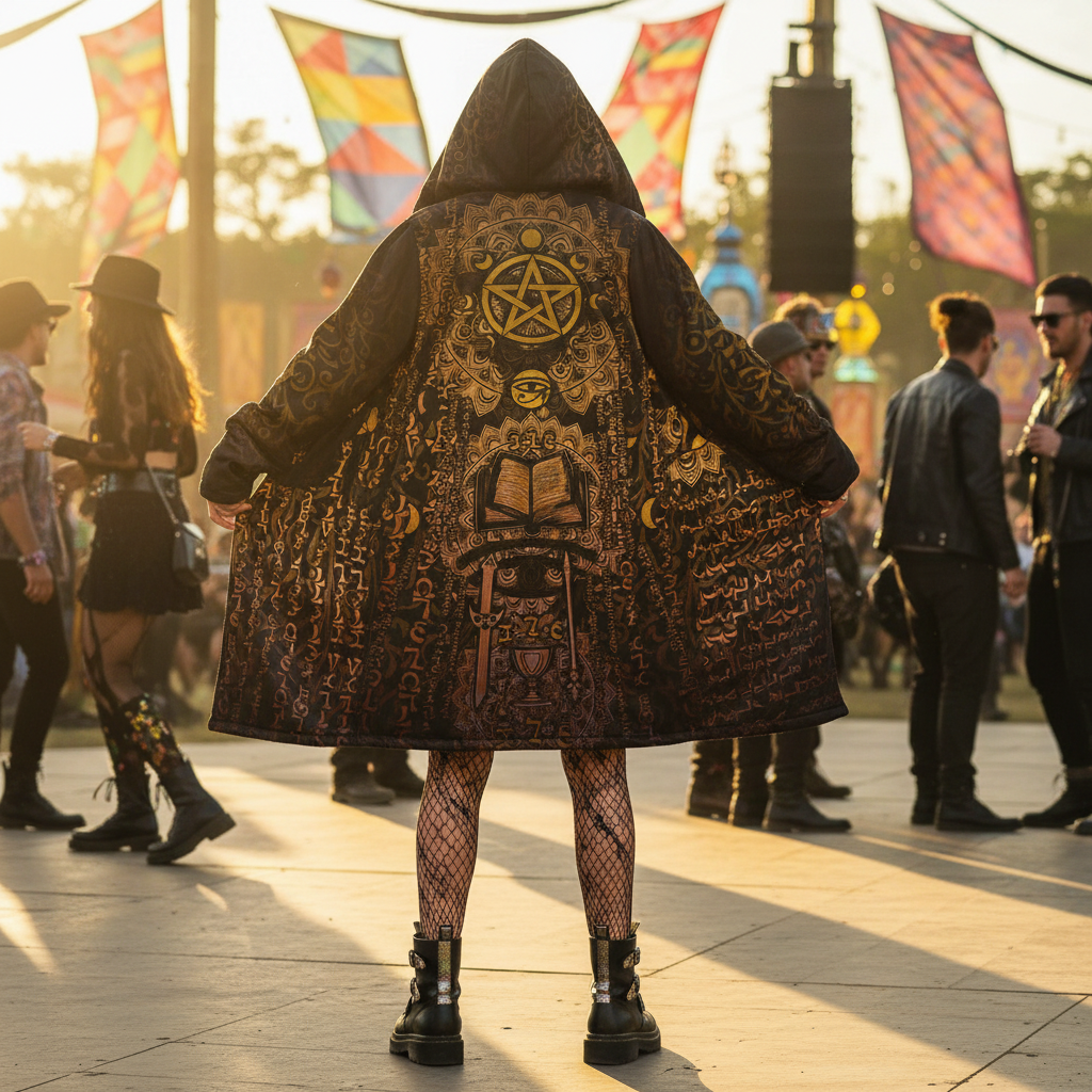 Enochian Vision Gold Women's Festival Cloak