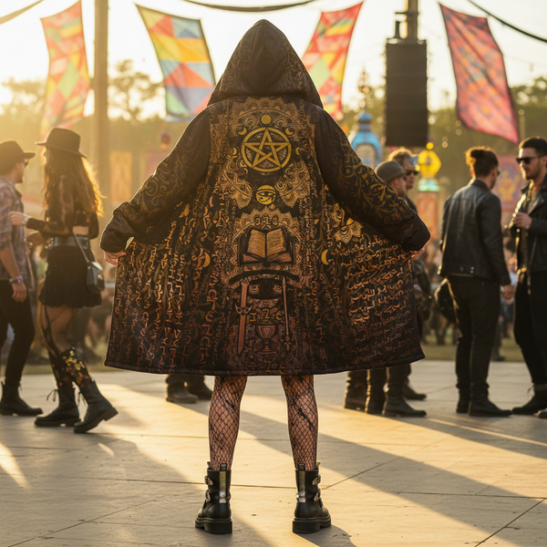 Enochian Vision Gold Women's Festival Cloak