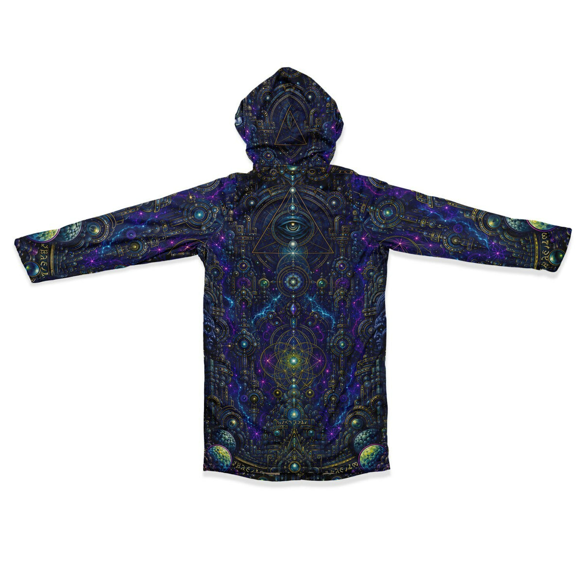 Celestial Tempe White Zipper Cloak