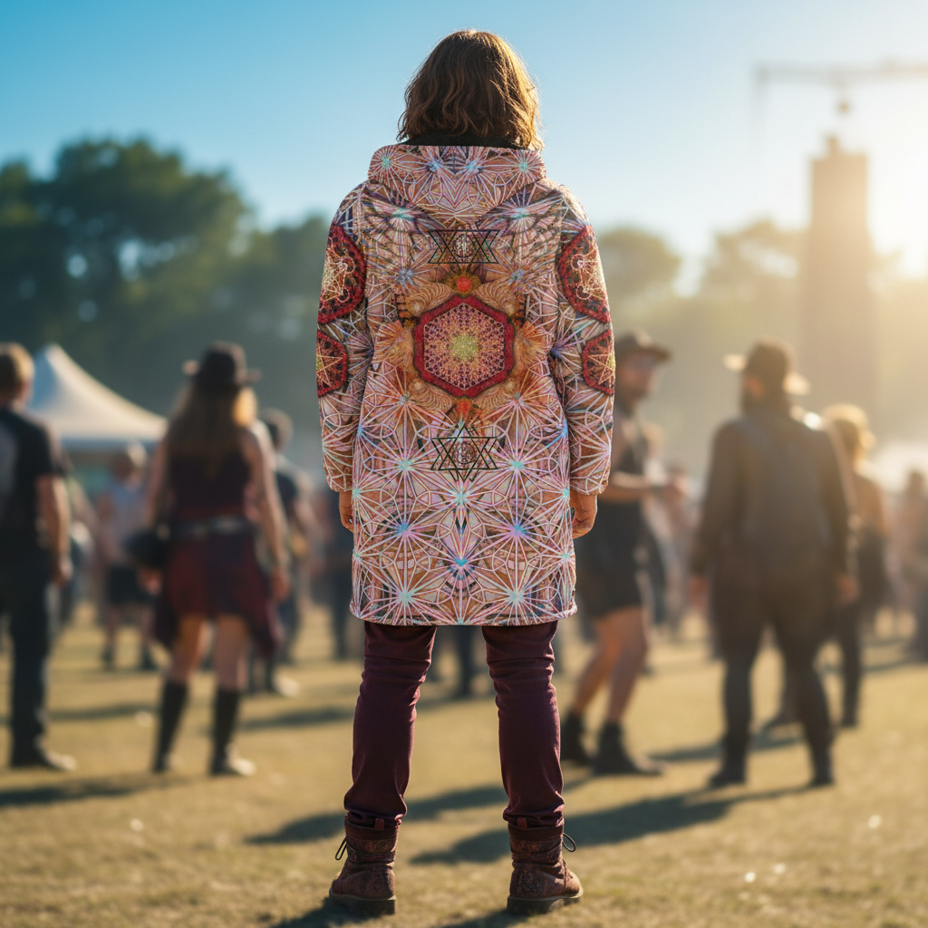 Angel Catcher Light Orange Men's Festival Cloak