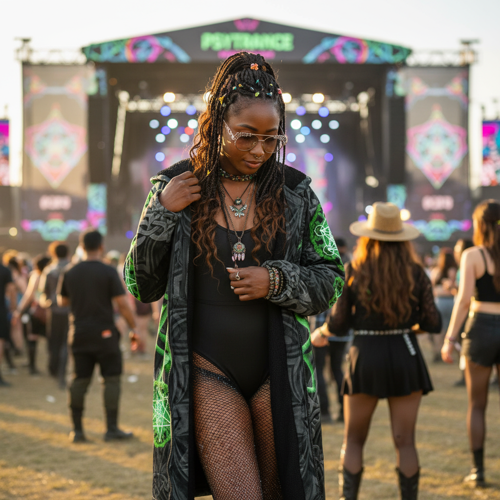 Angel Catcher Green Festival Cloak
