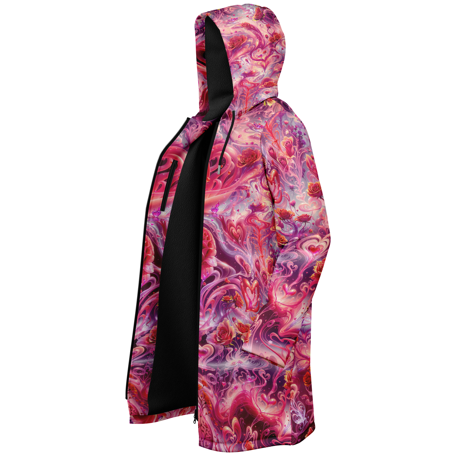 Hearts Roses Women's Festival Cloak