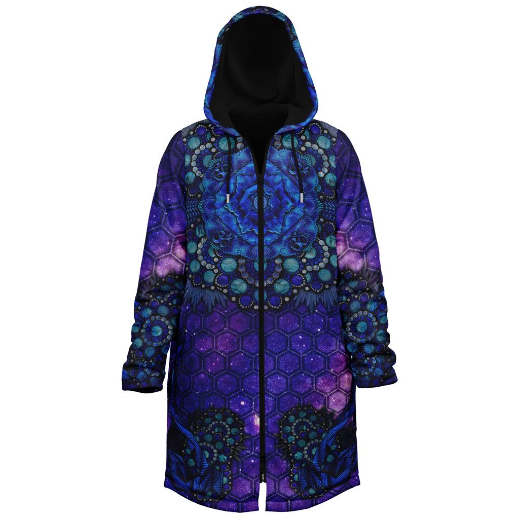 Madriax Men's Festival Cloak side view with visionary art