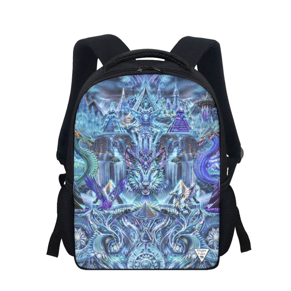 Dreamweaver backpack front angle for festival essentials