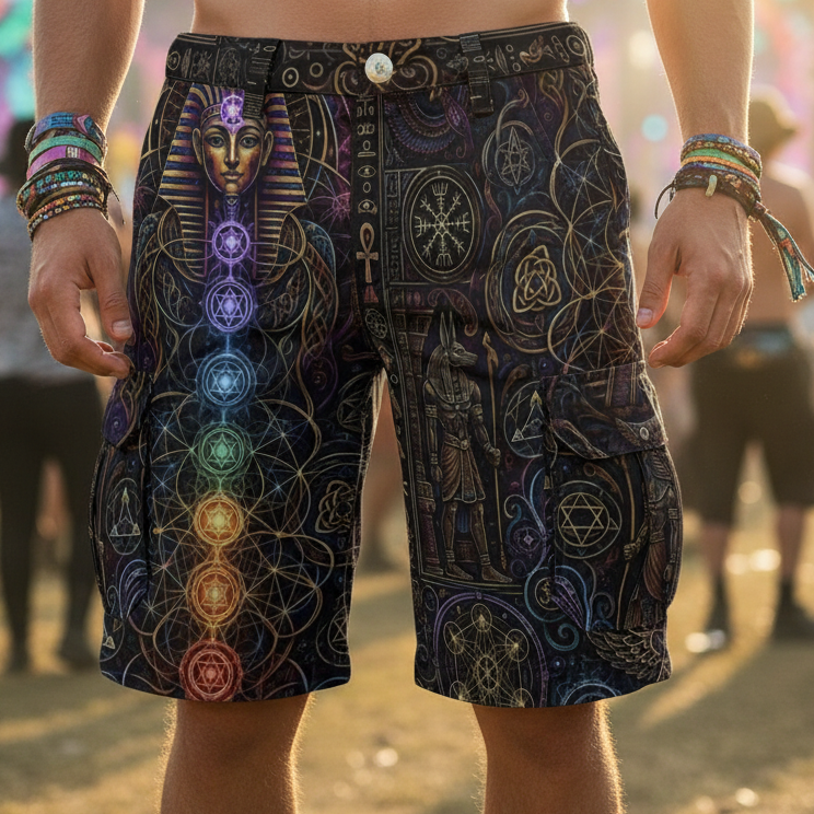 Mystical Egypt Men’s Cargo Shorts