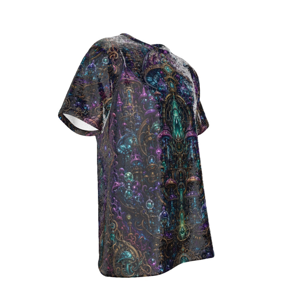 Crushed Velvet T-Shirt | Crystal Shroom Kingdom