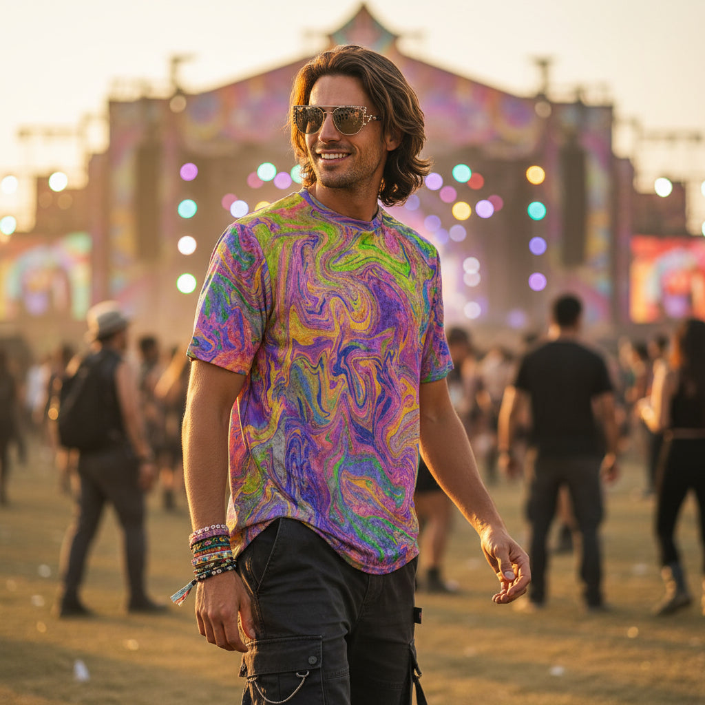 PsyTrance Crushed Velvet T-Shirt