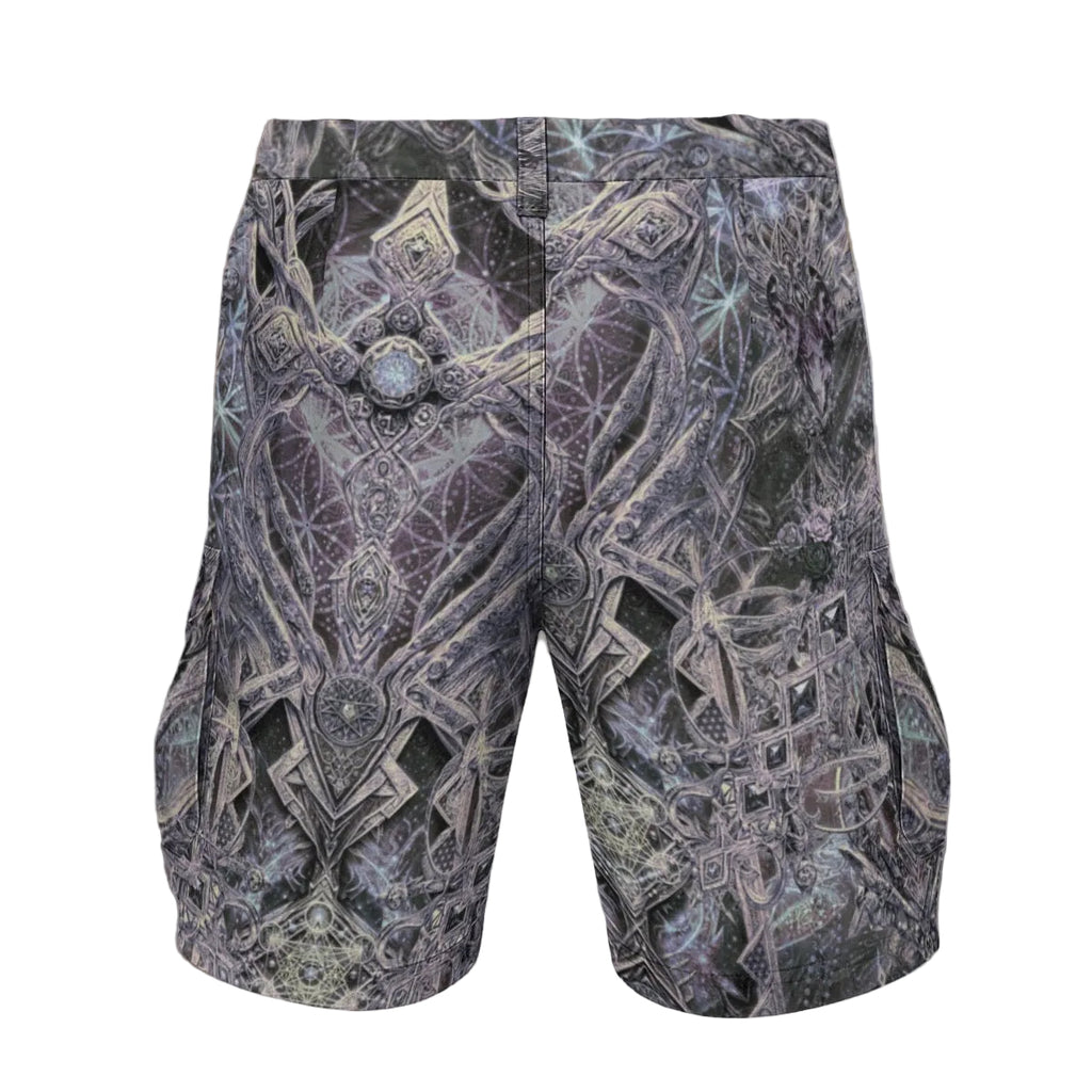Cargo Shorts | Cosmic Cross Silver