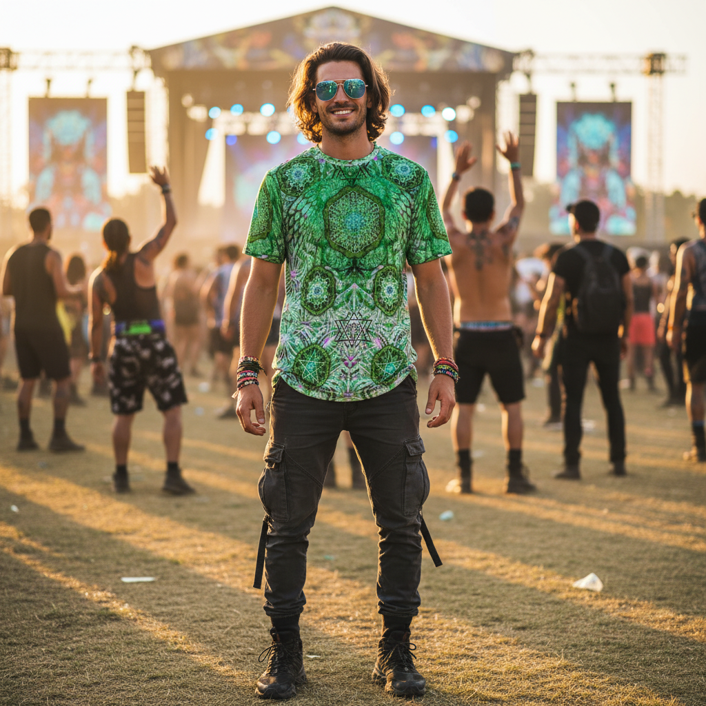 Angel Catcher Light Green Crushed Velvet T-Shirt