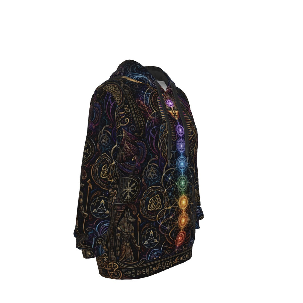 Mystical Egyptian Unisex Cotton Pullover Hoodie