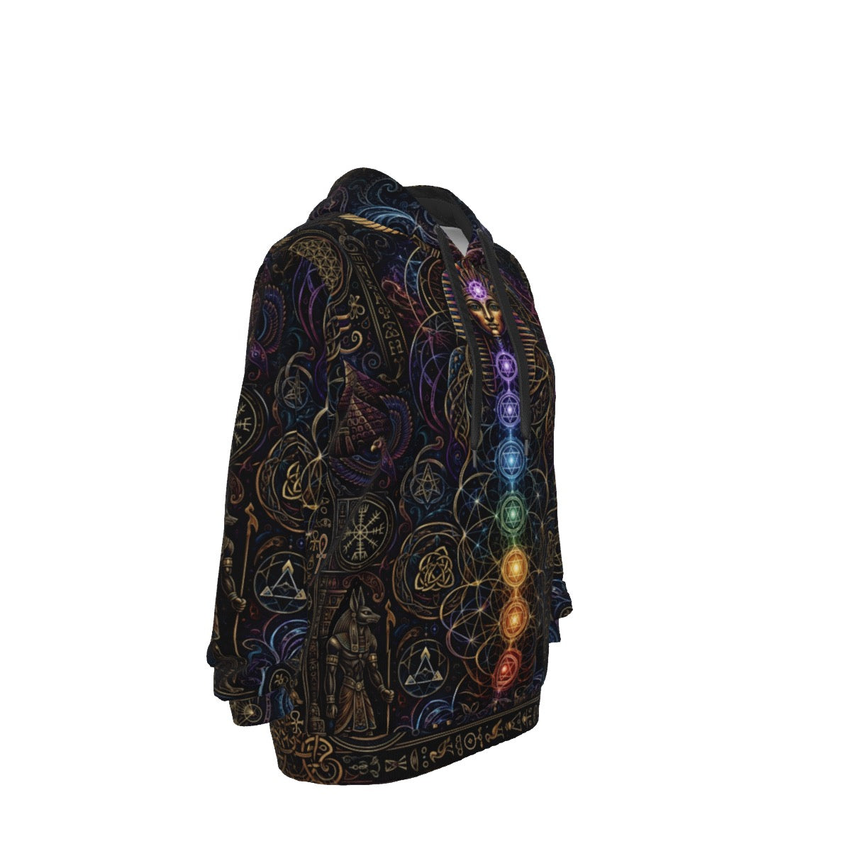 Mystical Egyptian Unisex Cotton Pullover Hoodie