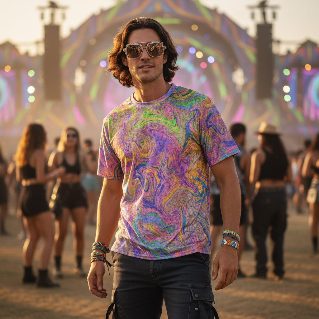 PsyTrance Crushed Velvet T-Shirt