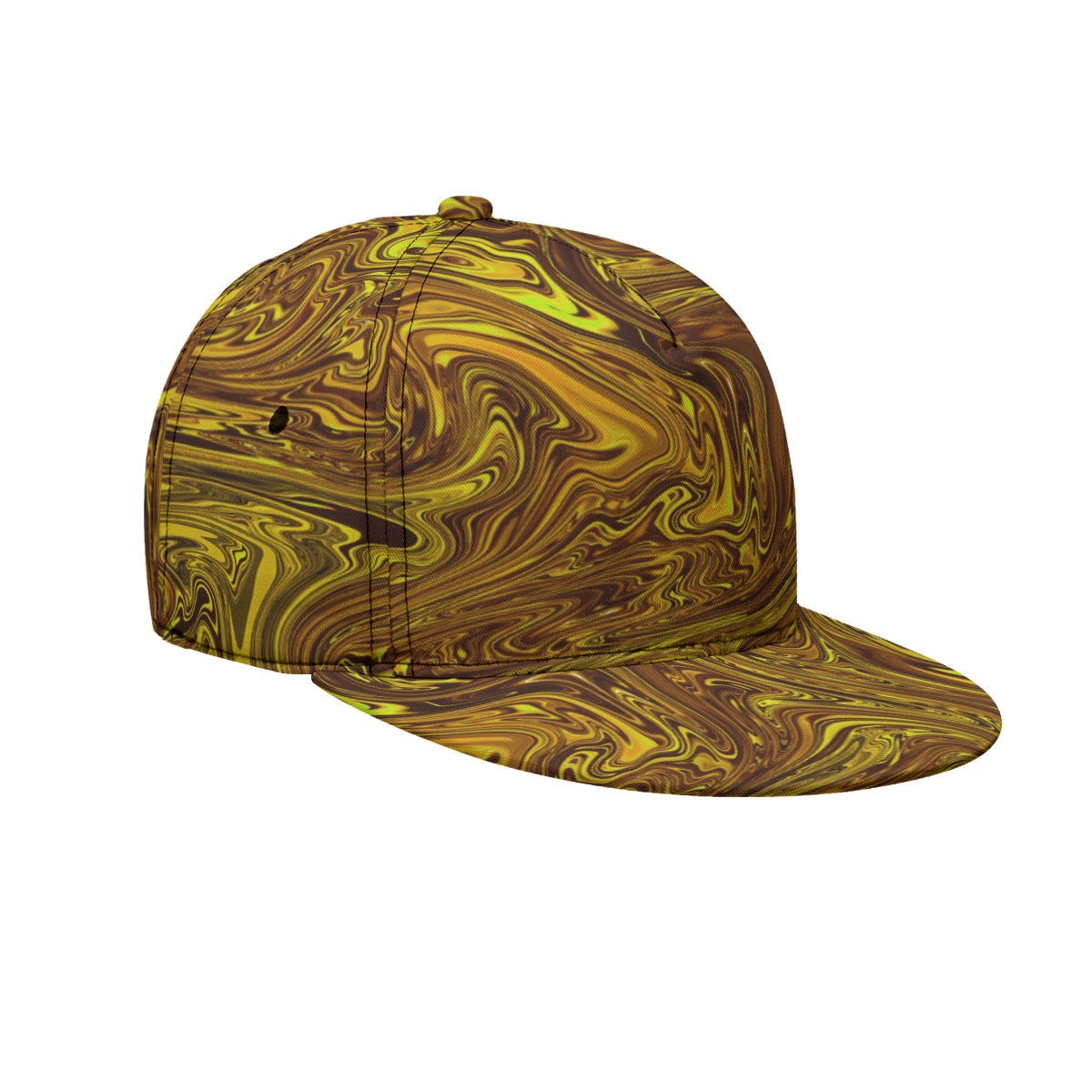 Liquid Gold Snapback Hat