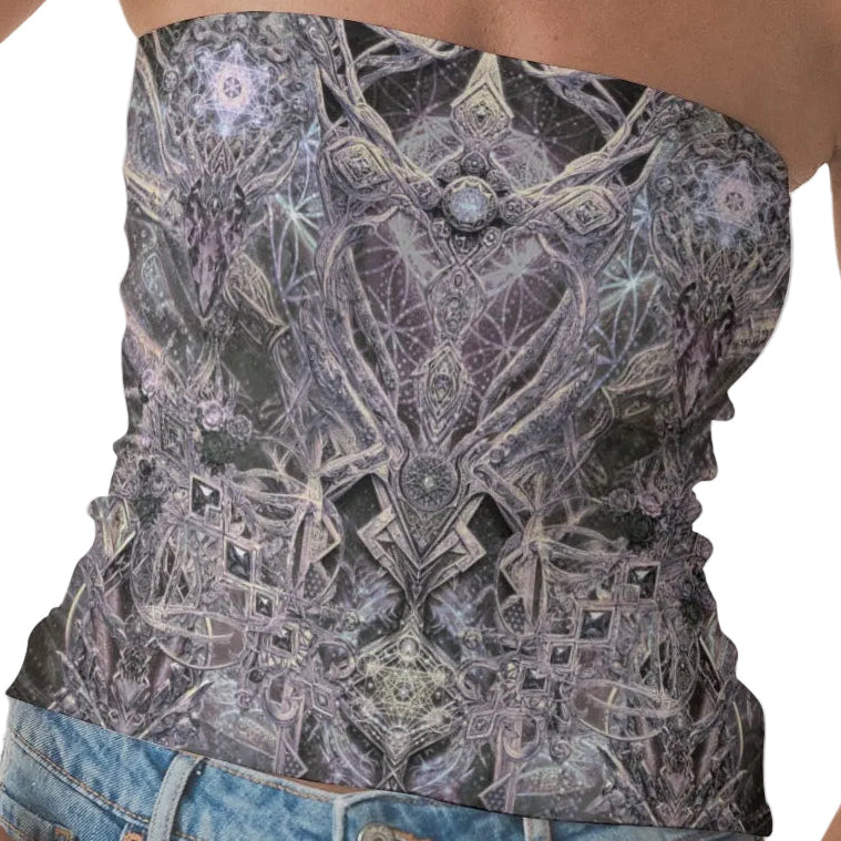 Tube Top | Cosmic Cross Silver