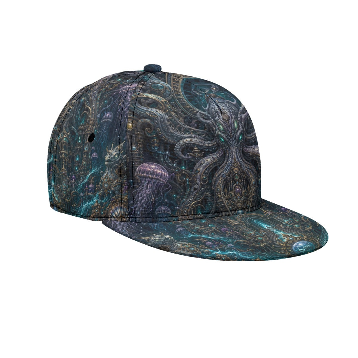 Mechanical Kraken Snapback Hat