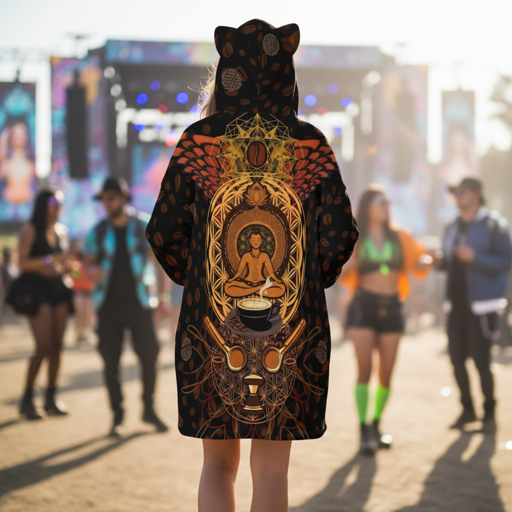 Hooded Blanket w/ Ears | Sacred Grounds