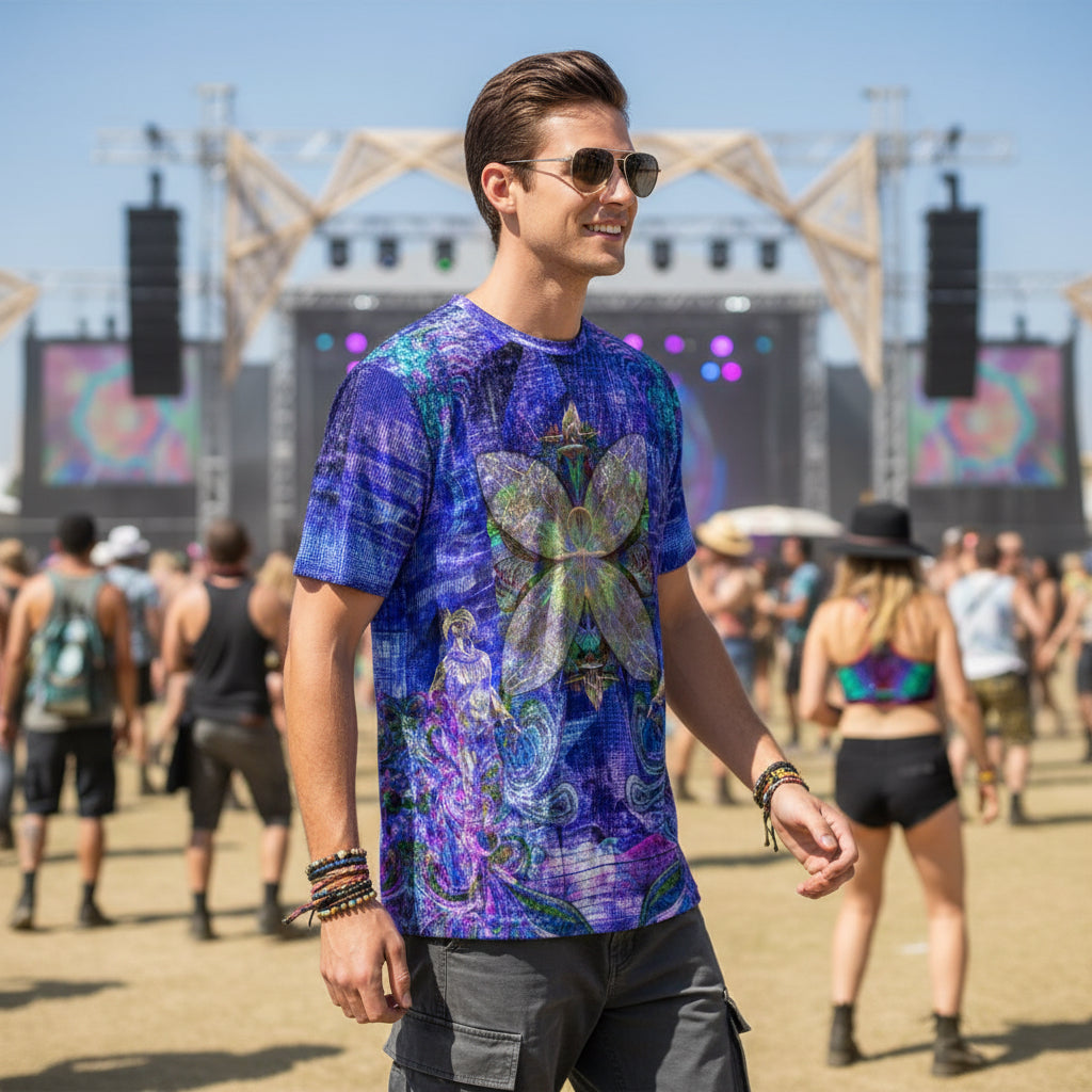 Temple of Horus Crushed Velvet T-Shirt