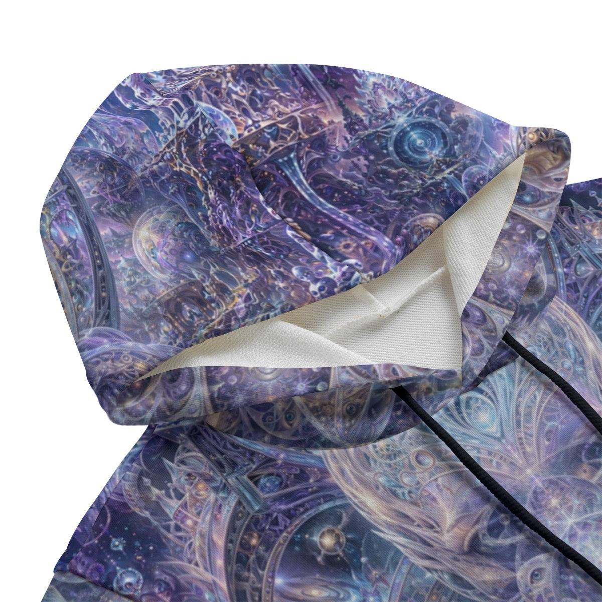 Galactic Alien Oracle Cotton Sleeveless Pullover Hoodie Vest