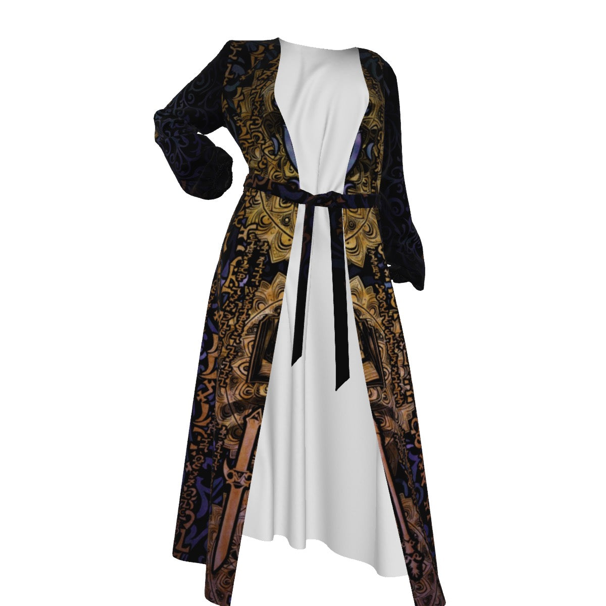 Chiffon Kimono | Enochian Vision Purple