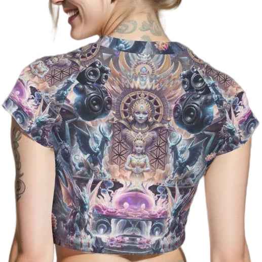 Cropped T-shirt | Temple of Sound