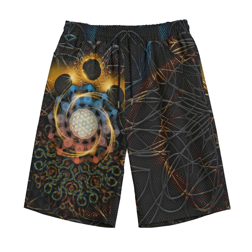 Solar Eclipse Unisex Cotton Shorts