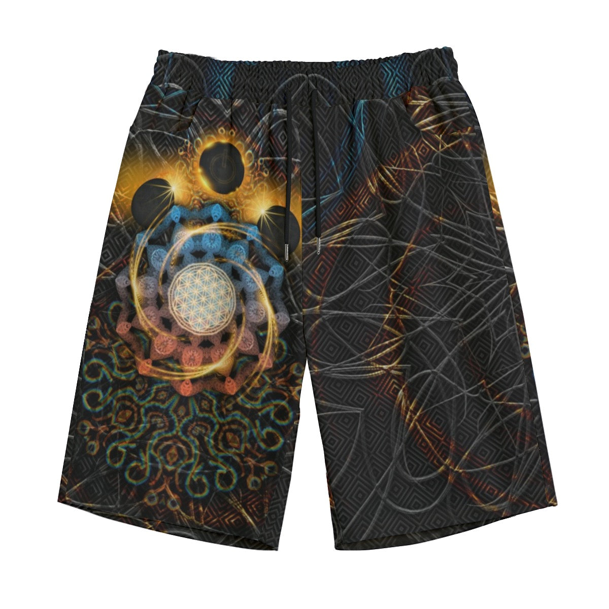 Solar Eclipse Unisex Cotton Shorts