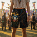 Solar Eclipse Unisex Cotton Shorts