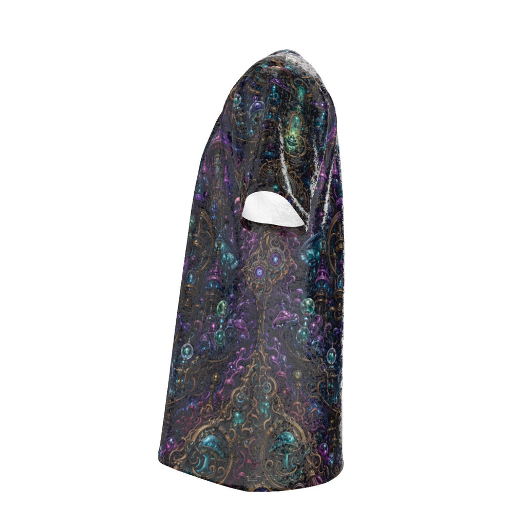 Crushed Velvet T-Shirt | Crystal Shroom Kingdom