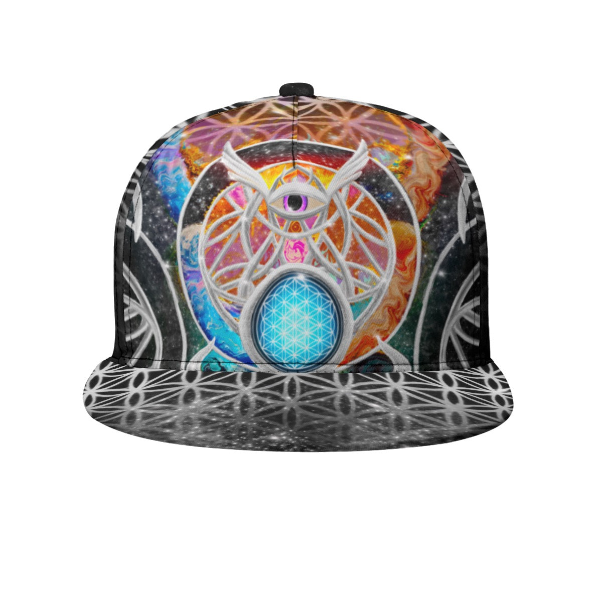 Mystic Eye Silver Snapback Hat