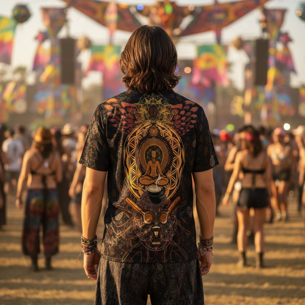 Crushed Velvet Polo Shirt | Sacred Grounds