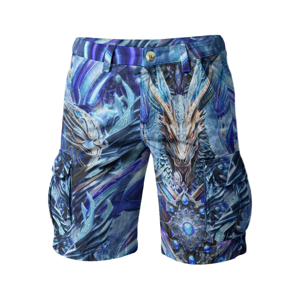Cargo Shorts | Electric Dragonscape