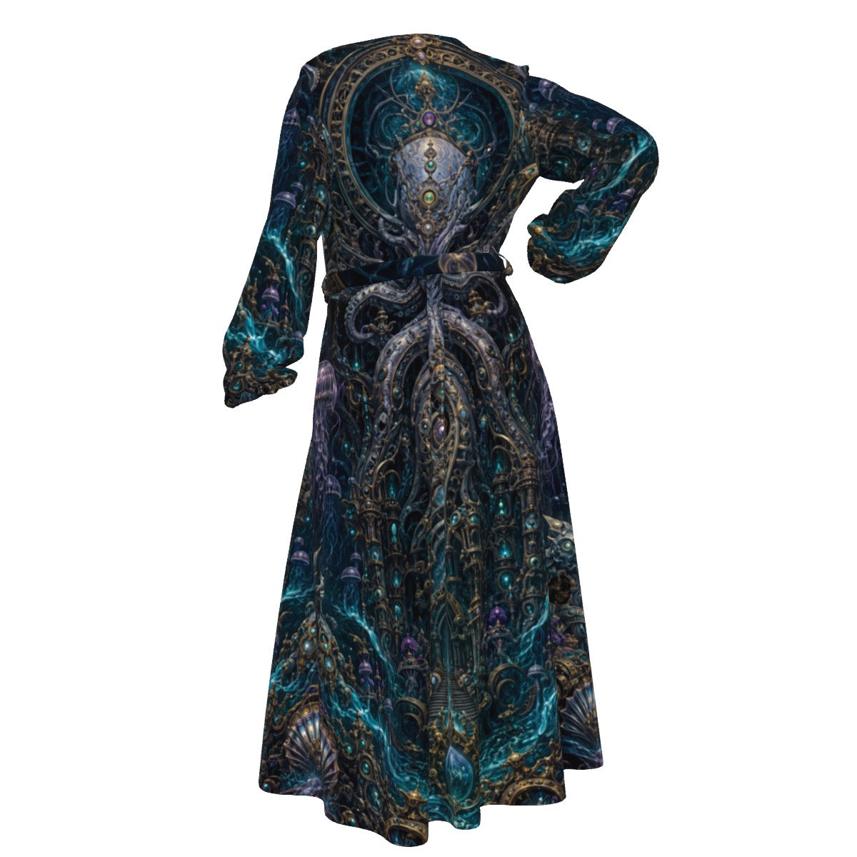 Chiffon Kimono | Mechanical Kraken