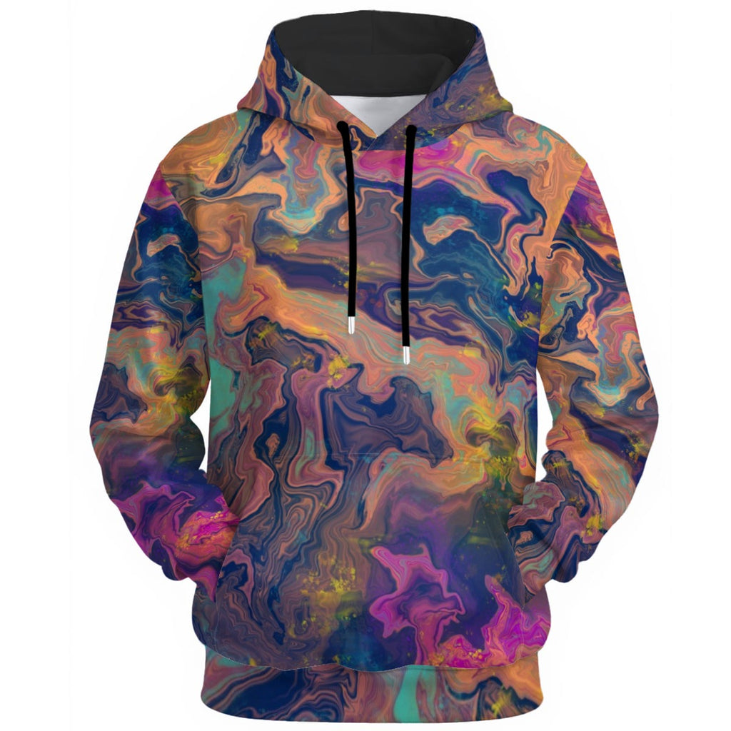 Liquified Abyss Unisex Cotton Pullover Hoodie