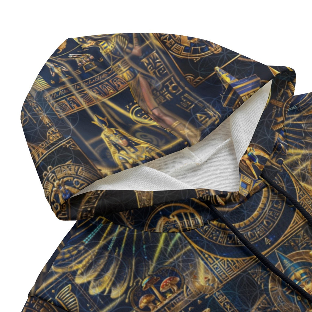 Egyptian Atlantis Cotton Sleeveless Pullover Hoodie Vest