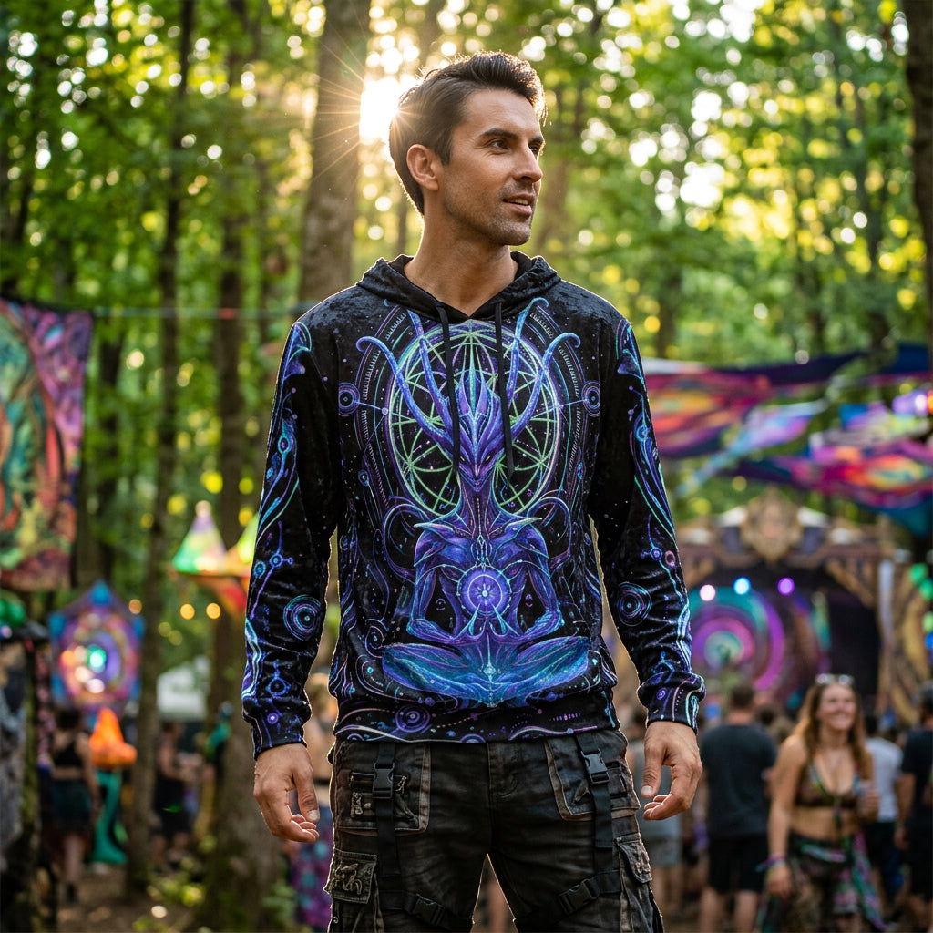 Crushed Velvet Hoodie | Summon of Light