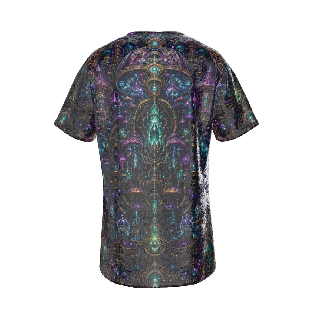 Crushed Velvet T-Shirt | Crystal Shroom Kingdom
