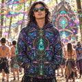 Crystal Shroom Kingdom | Cotton Unisex Pullover Hoodie