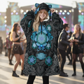 Hooded Blanket w/ Ears | Angel Catcher Teal