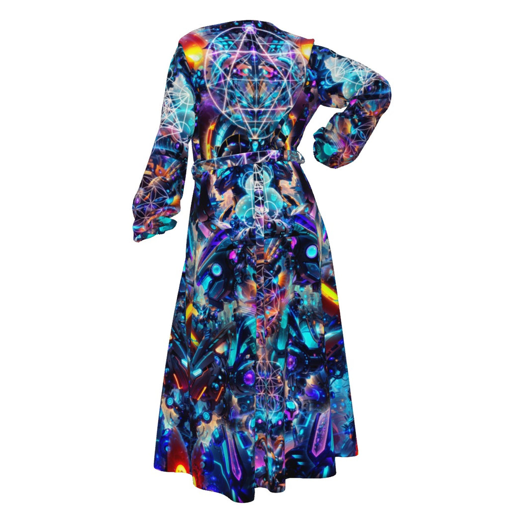 Chiffon Kimono | Cyber Punk Mech