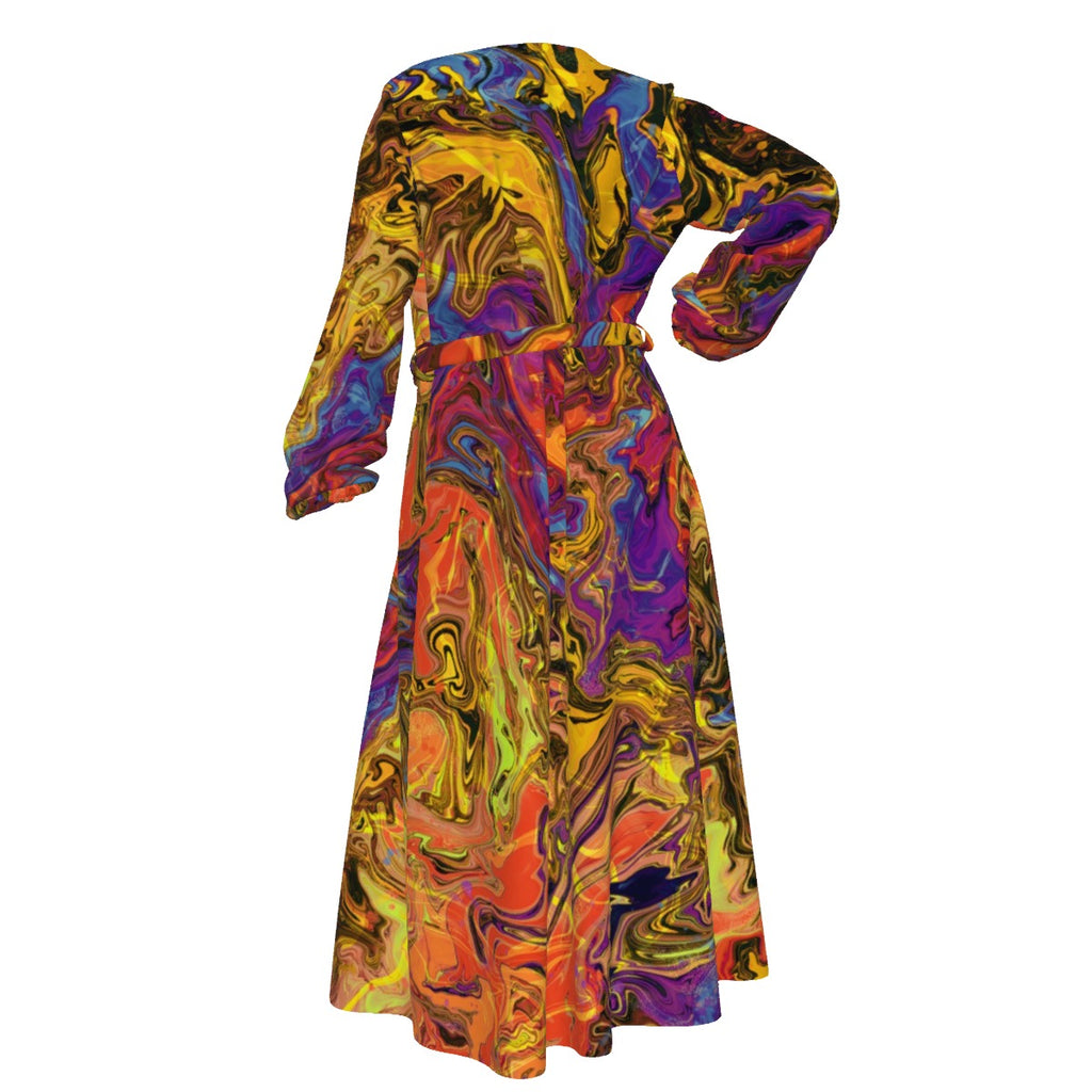 Chiffon Kimono | Liquid Fire